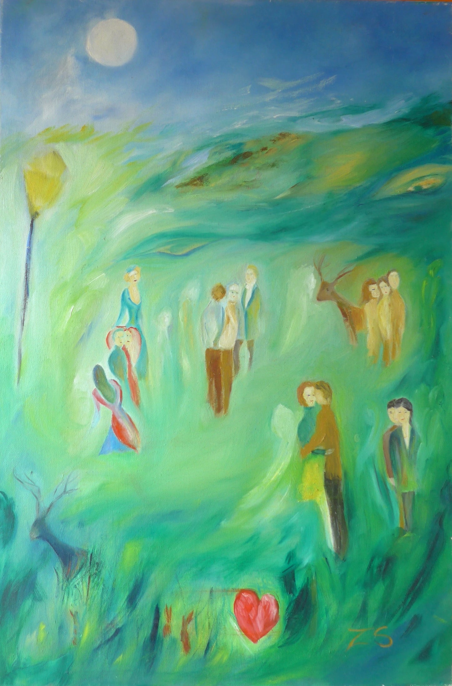 Im Mondschein - 60 x 40cm